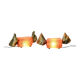 Pair of "candy" table lamps by Lionel Le Scornec, circa 1975