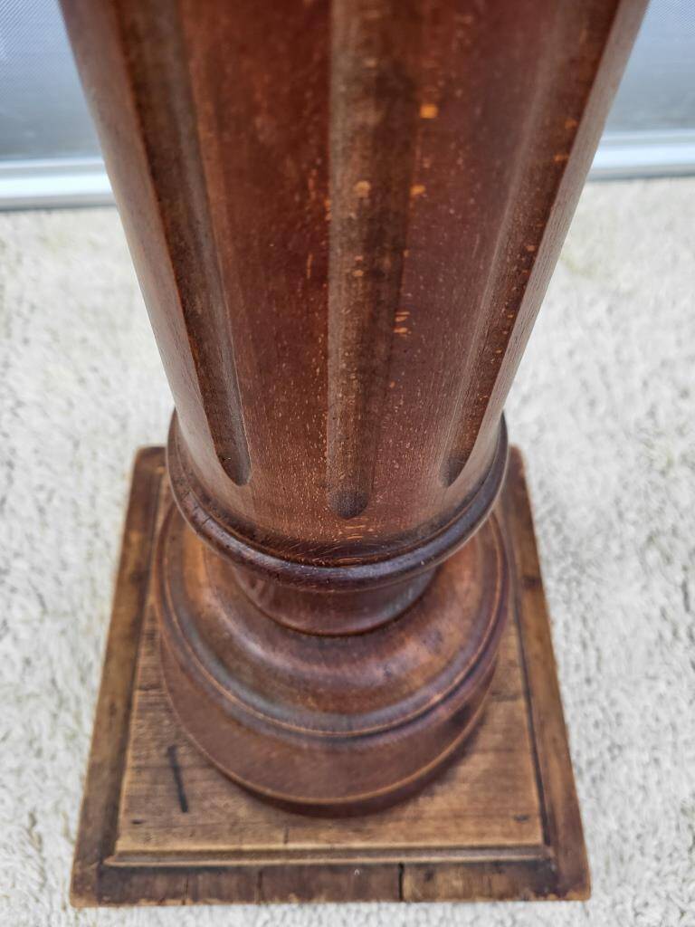 Church stand, 19th century Louis XVI style column