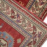 Kazak Oriental Runner Rug, Central Asian Hallway Stair Runner 300 x 68 cm