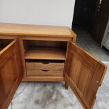 Maison Regain sideboard in Elm with 3 vintage doors