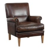 Fauteuil en cuir de mouton