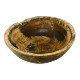 Swedish folk art, unique farmer's bowl from the 19th century.