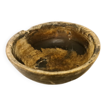 Swedish folk art, unique farmer's bowl from the 19th century.