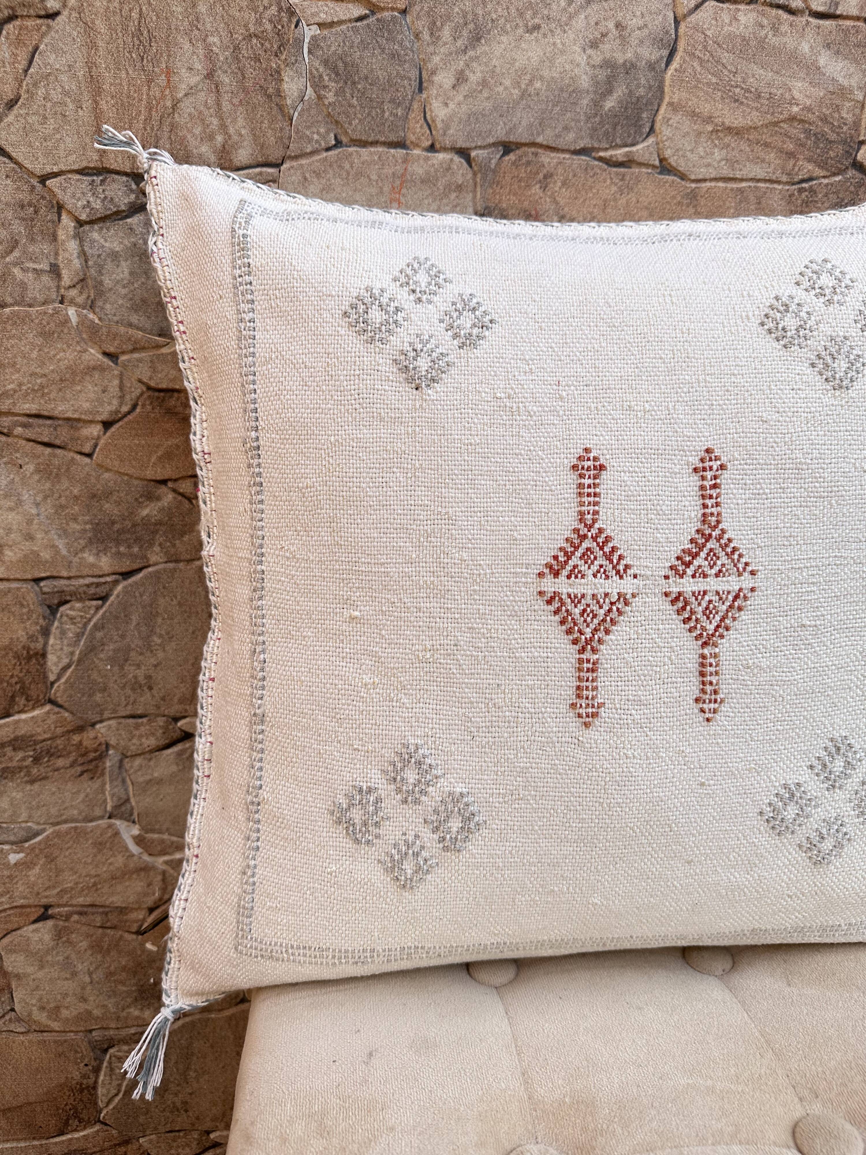 Cactus silk pillow, cactus silk cushion, lumbar pillow, decorative silk pillow
