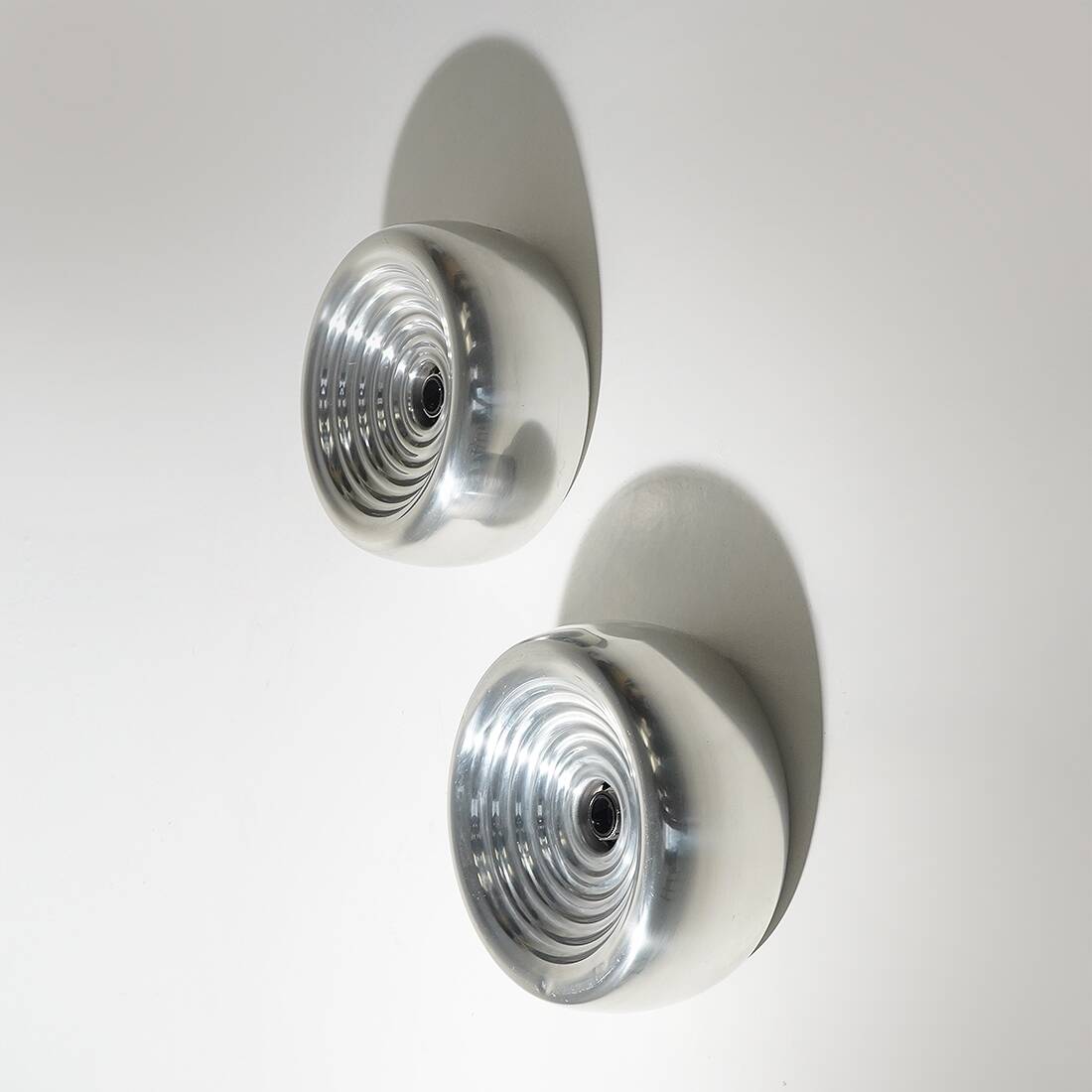 Pair of “Padina” ceiling lights by Achille Castiglioni for Flos, 1960s