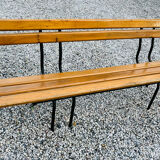 Vintage bench with back