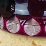 Crystal vase of Saint Louis red