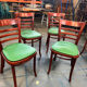 Suite of 4 bistro chairs