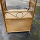 Rattan furniture for veranda.