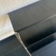 Vintage 1960 String wall shelf black and gold - 60 x 48 cm