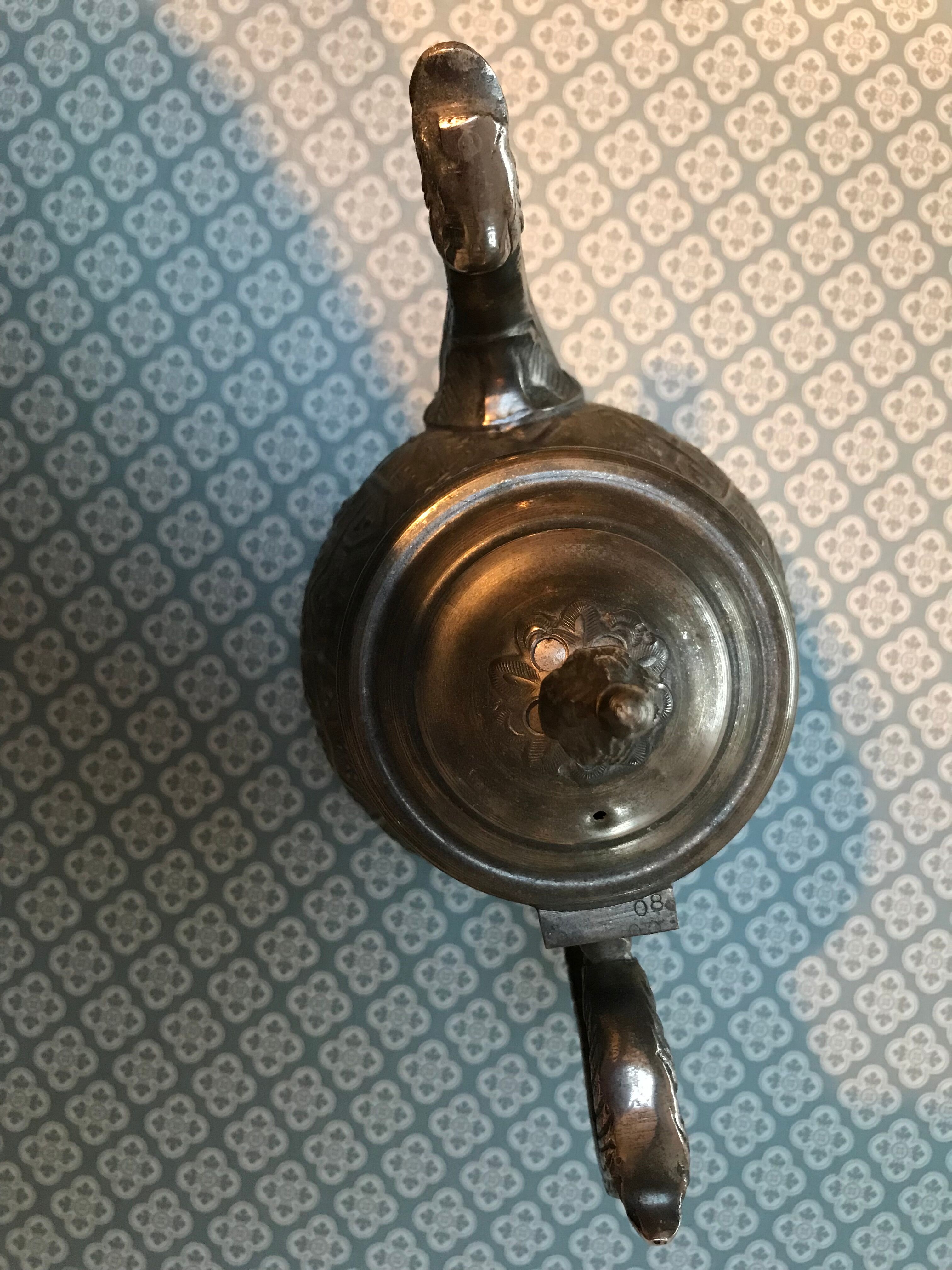 Tin teapot