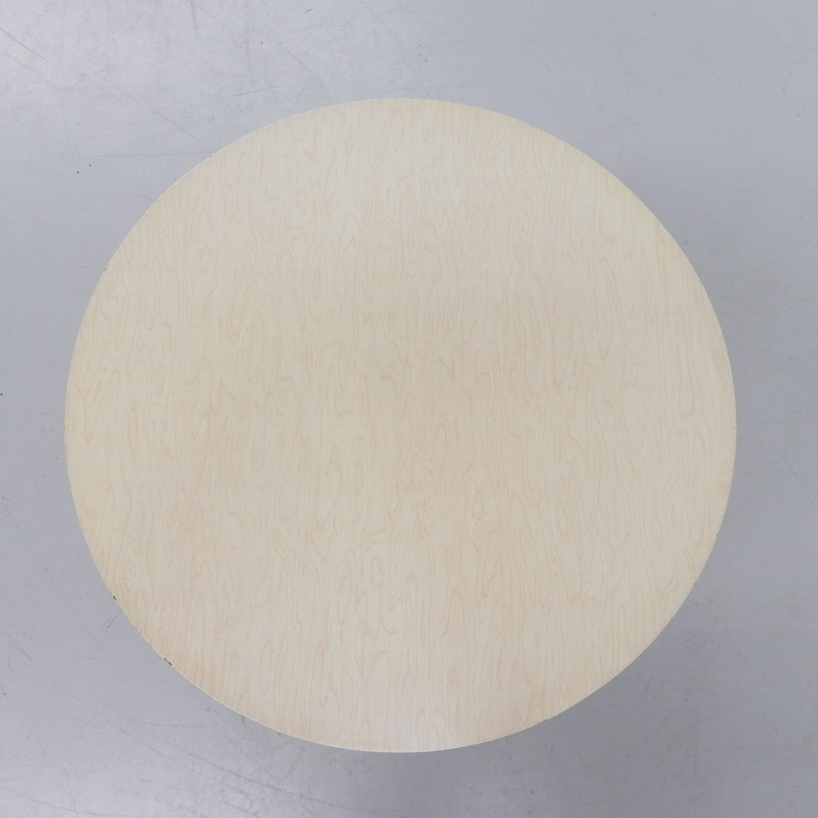 Vintage coffee table with round formica top