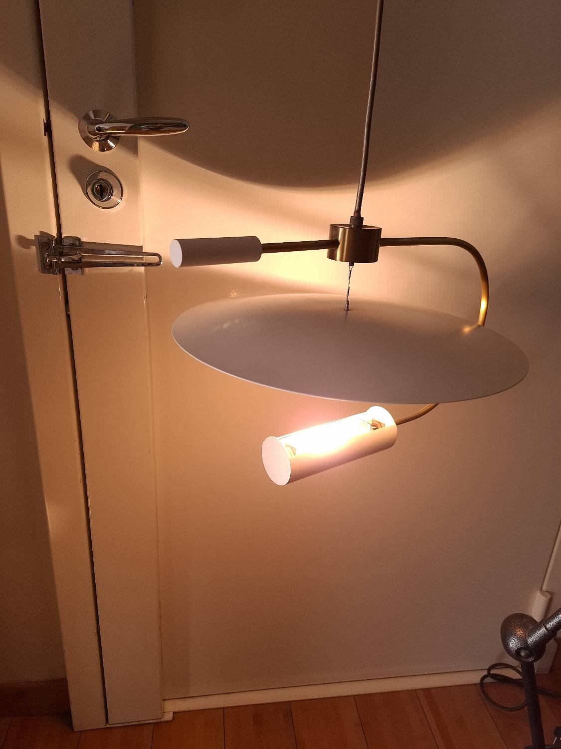 80'S pendant light house Lucien Gau
