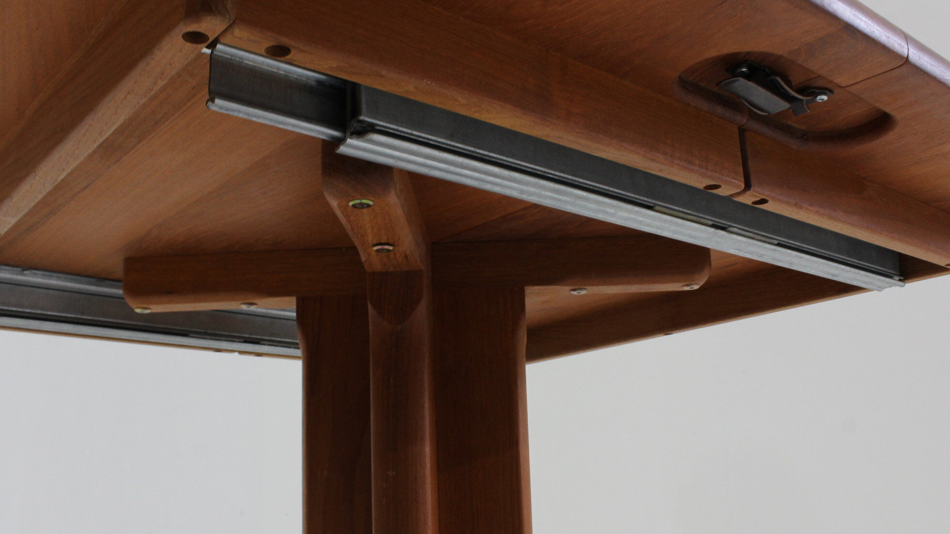 Vintage Danish extendable dining table teak 1960s