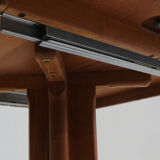 Vintage Danish extendable dining table teak 1960s