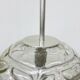 Doria leuchten glass hanging lamp , 1970s