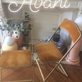 Chairs folding vintage restored
