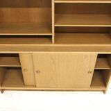 Scandinavian oak library "Öresund", Børge Mogensen, Sweden, 1960