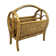 Bamboo and woven rattan magazine holders