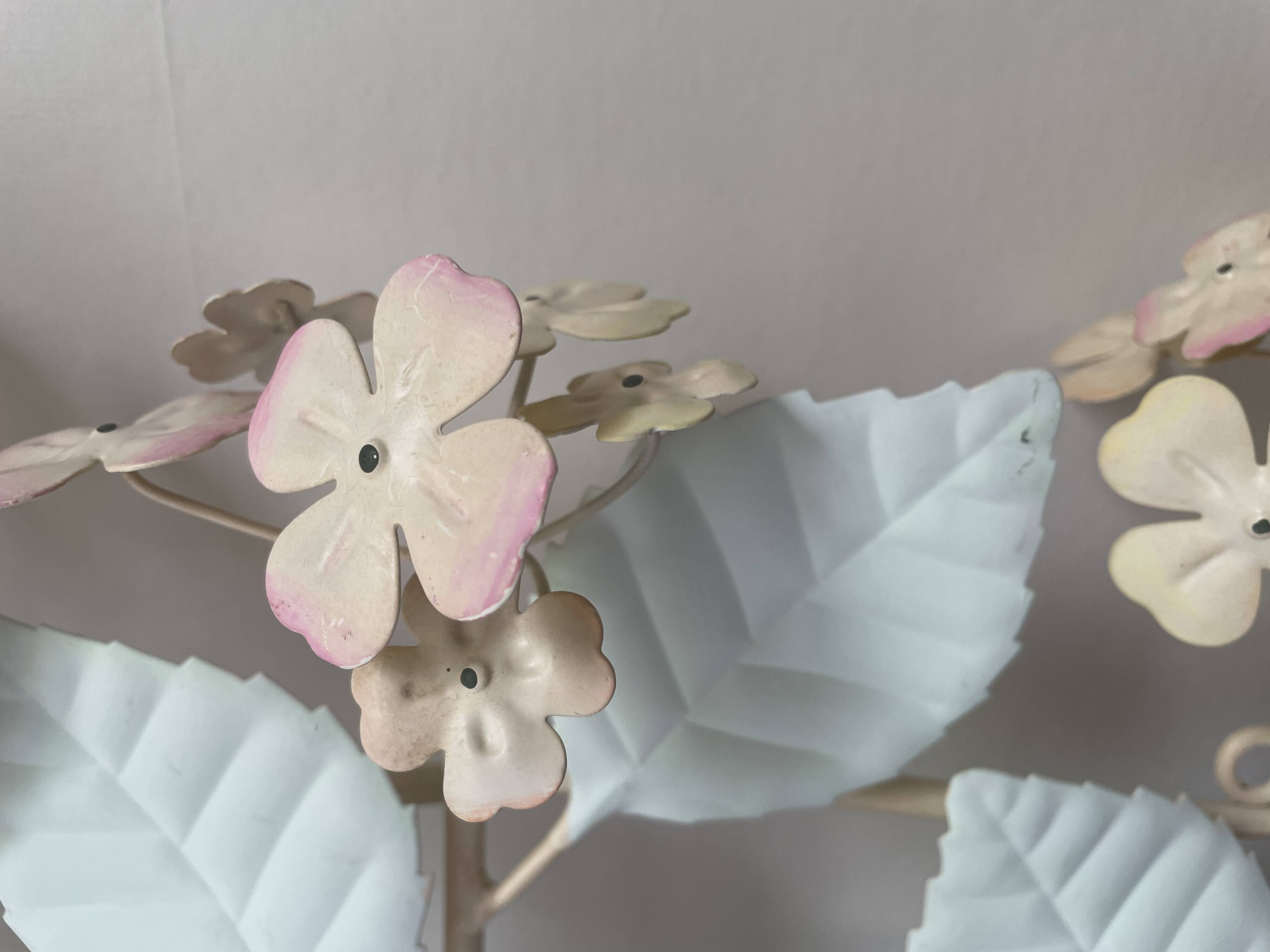 Hydrangea coat rack