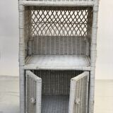 Meuble étagère en rotin