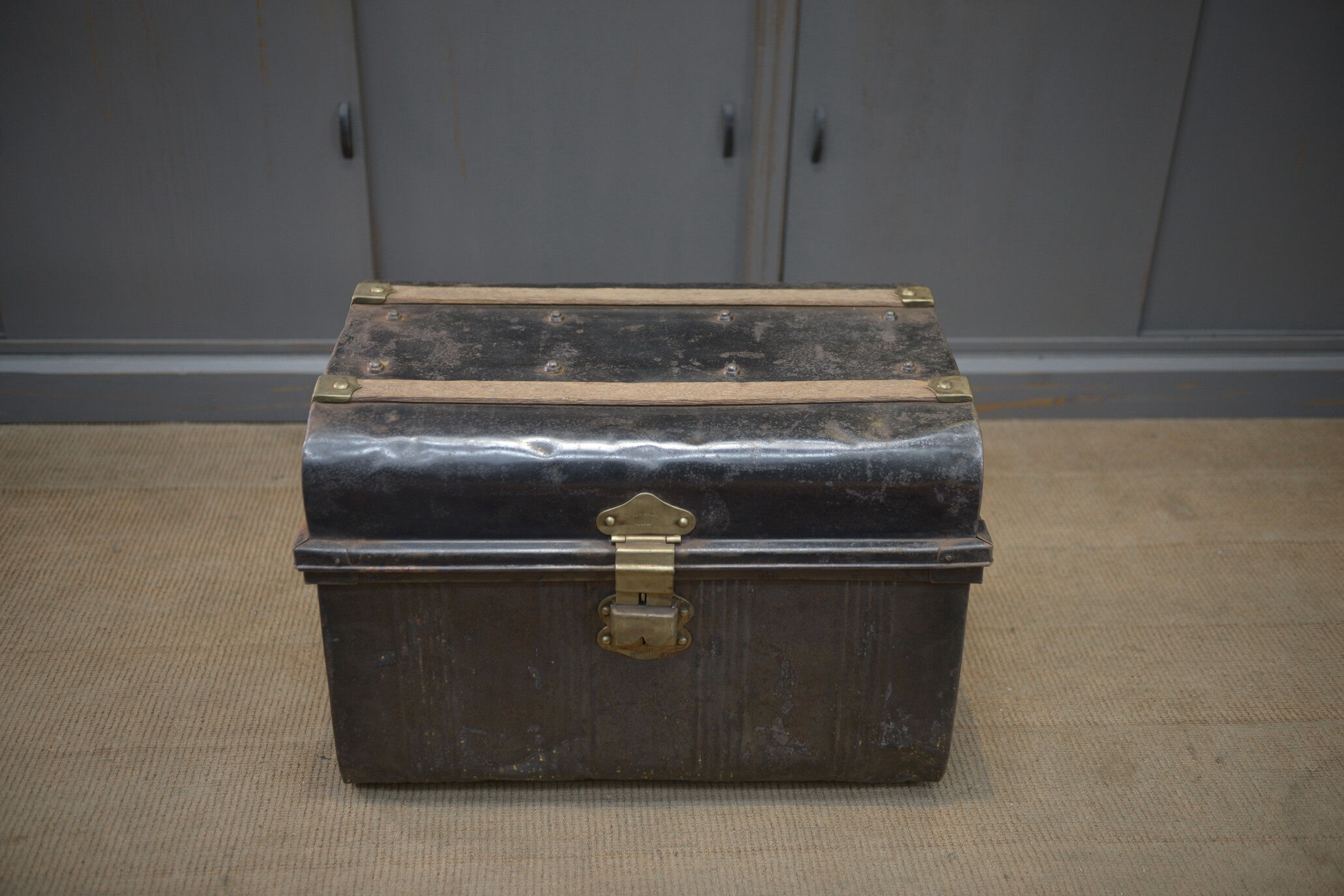 Old metal trunk Willaimson & Sons