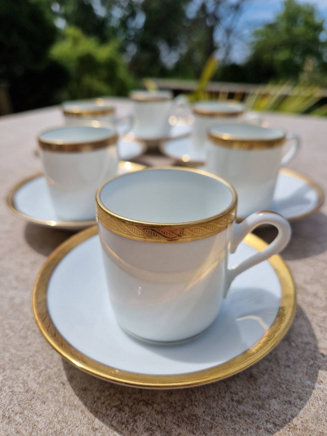 6 Richard Ginori coffee cups