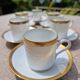 6 Richard Ginori coffee cups