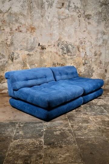 First edition Mah Jong sofa, by Hans Hopfer for Roche Bobois, 1970s