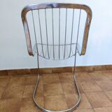 4 chaises 1970 chrome Cidue