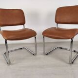 Imitation leather chairs