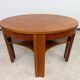 Oval side table in the style of Kolo Moser