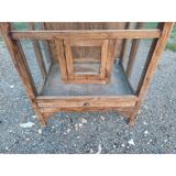 Aviary bird cage wood and wire mesh