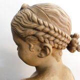 Terracotta bust after J.B. Pigalle