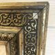 Large gilded antique mirror with moulding in the Napoléon III style.