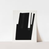 Abstract black giclee print, 50x70cm