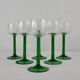6 Alsace wine glasses 1970s