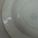 Set of 2 hollow plates campanula pattern