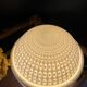 Vintage table lamp large porcelain globe Bernardaud Limoges J.J Prolongeau - Circa 1960