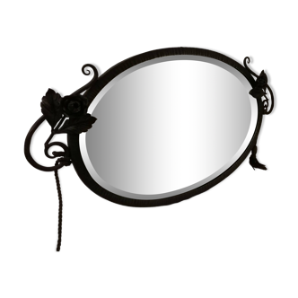 Miroir Art Déco En Fer Forgé