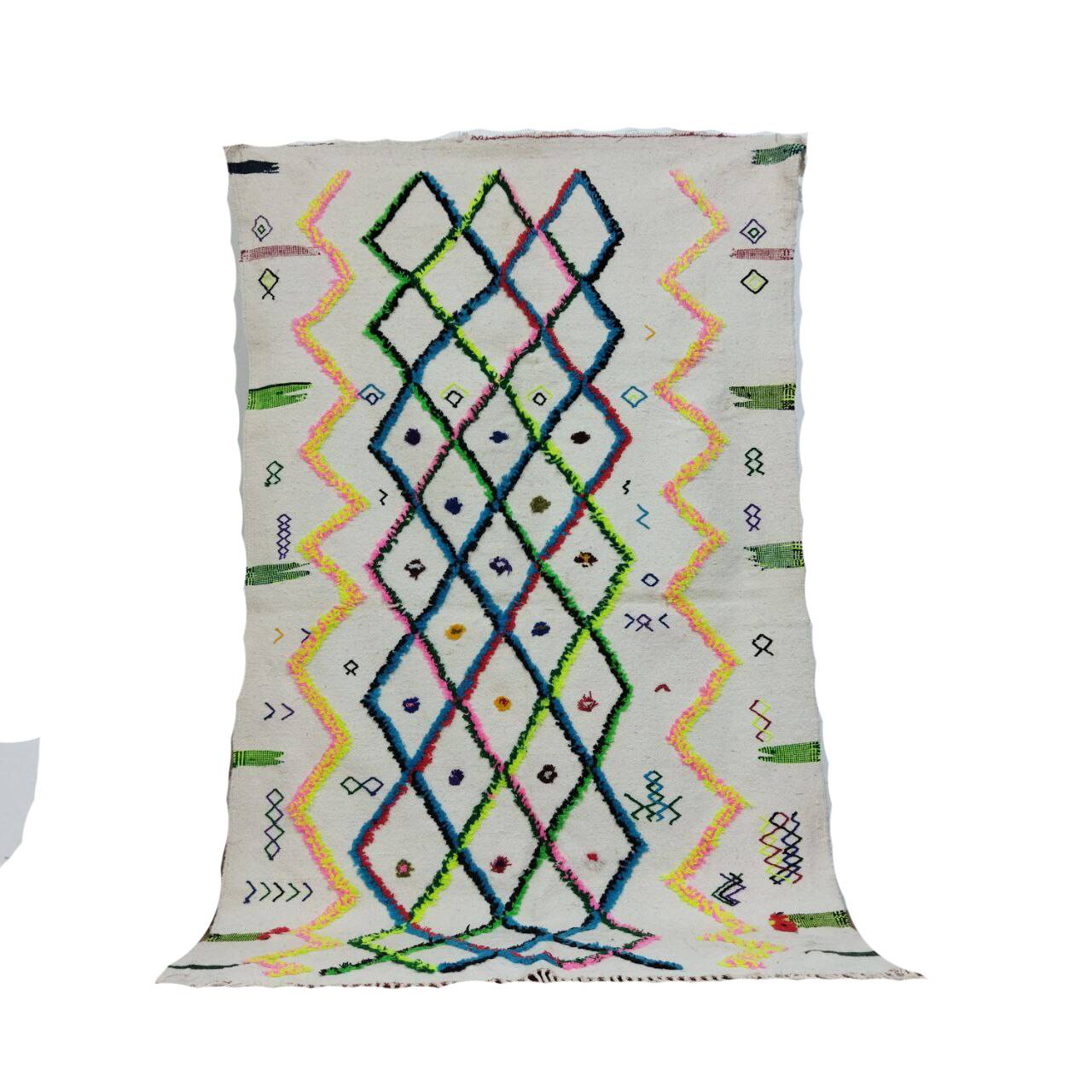 Handmade Moroccan Berber rug 222 x 128 cm