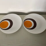 Set of 10 vintage plates