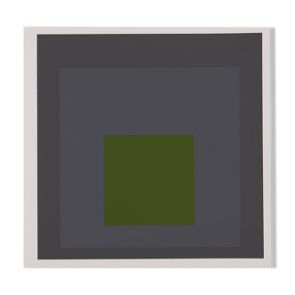 Josef ALBERS: Homage to the Square, Embedded - Colour Screen Print