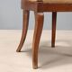 Antique Louis-Philippe chairs in walnut and fabric, Italy, 19th century.