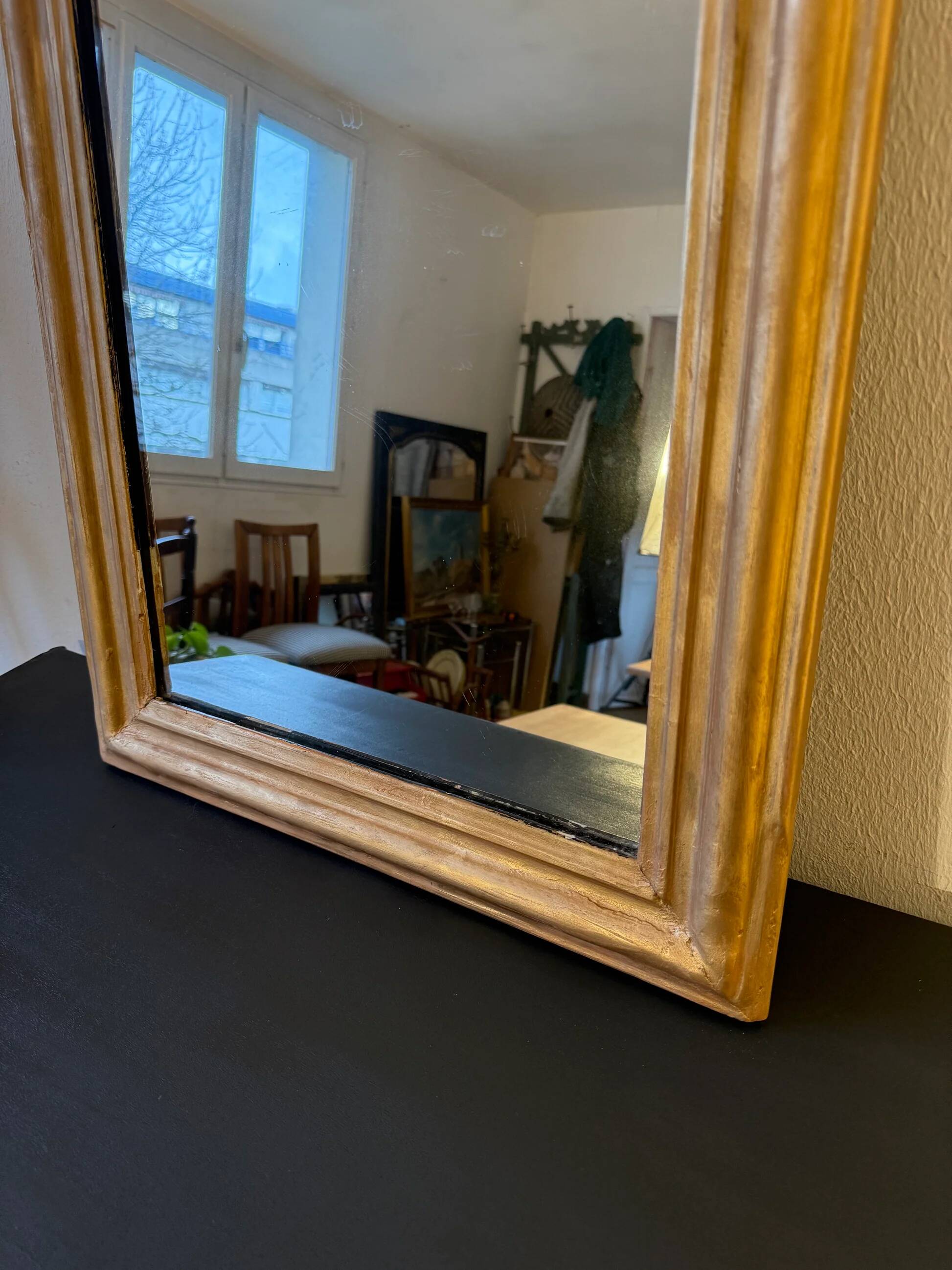 Antique Louis Philippe mirror (small size)