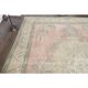 1970s Vintage Persian Handmade Wool Pink Area Rug 294x376
