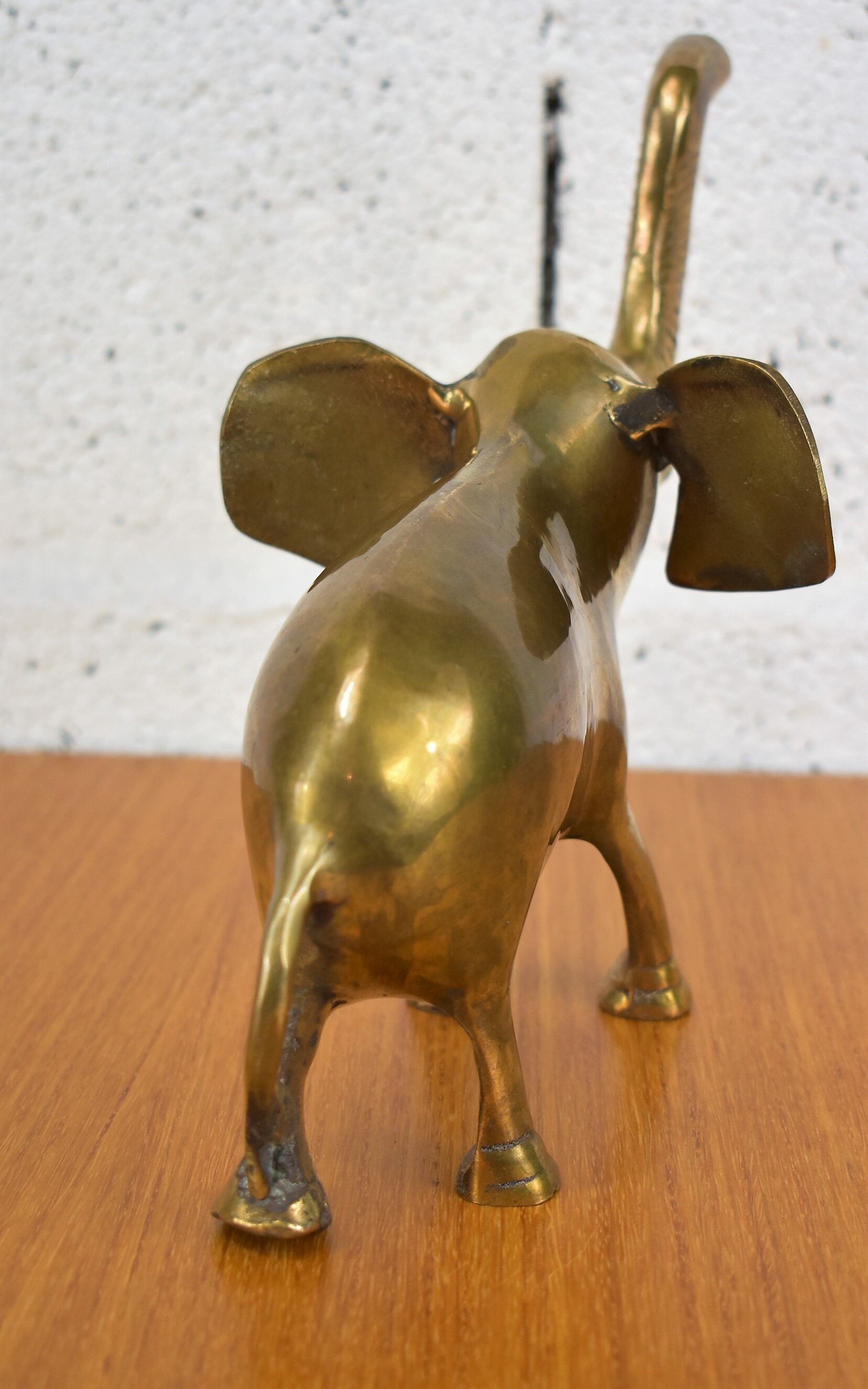 Elephant in vintage brass