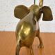 Elephant in vintage brass