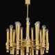 Large and superb Vintage Sputnik Chandelier from Sciolari, Italy, 60s