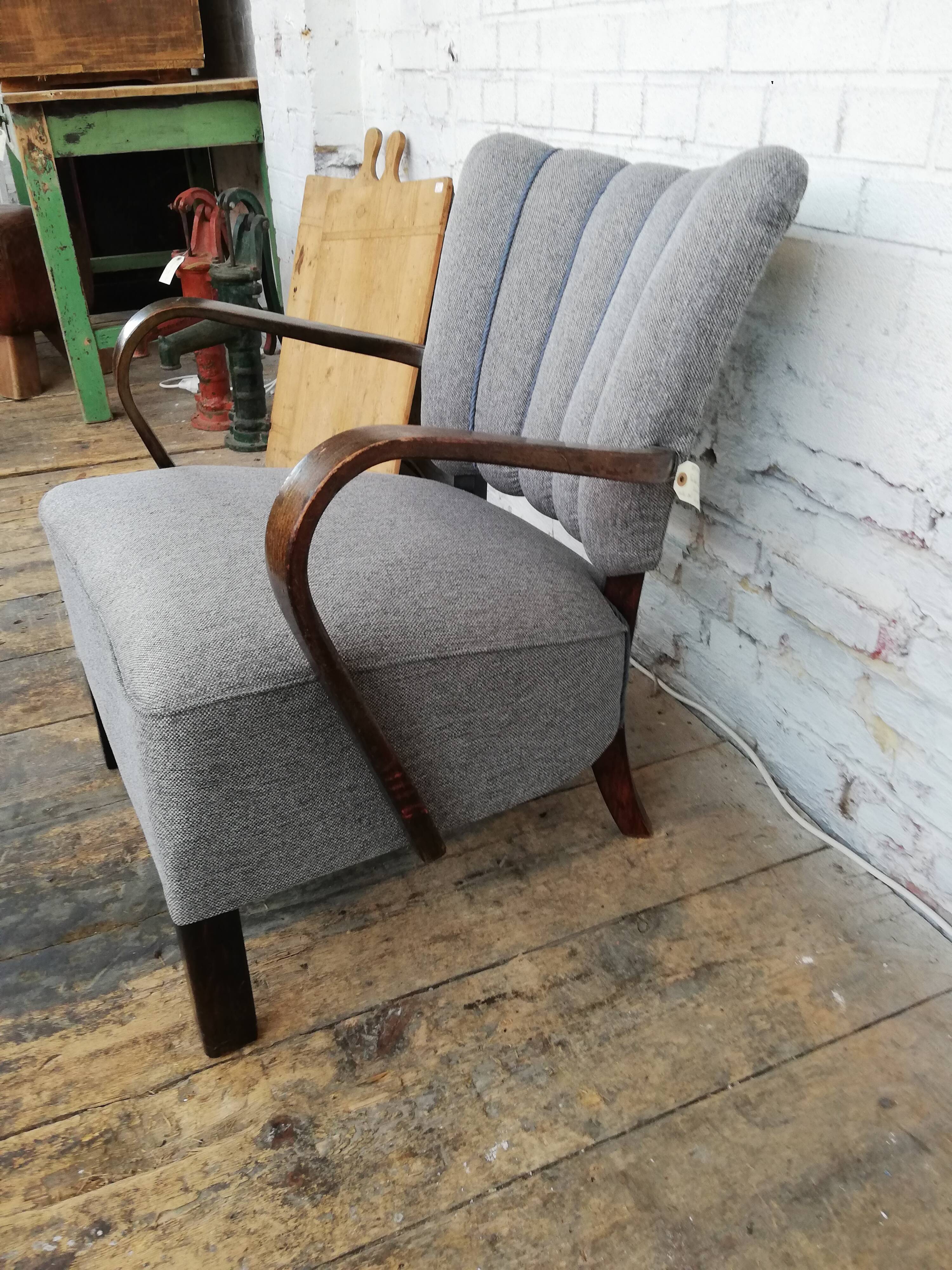Pair of Halabala cocktail armchair, Czech, 1940